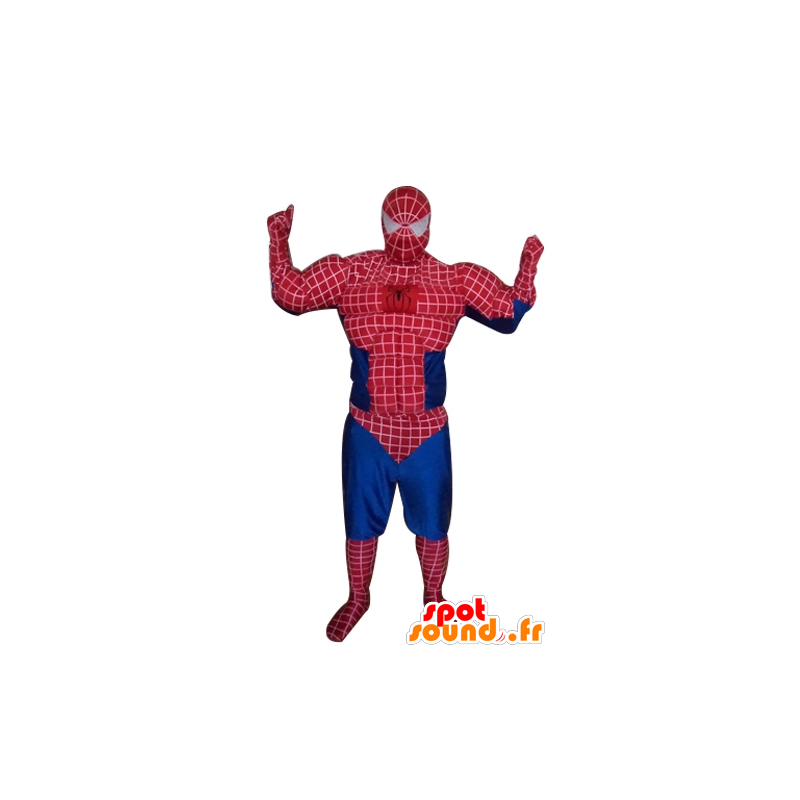 Spiderman maskot, den berömda serietidningens hjälte -