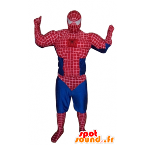 Mascot av Spiderman, den berømte tegneserie helten - MASFR24054 - kjendiser Maskoter