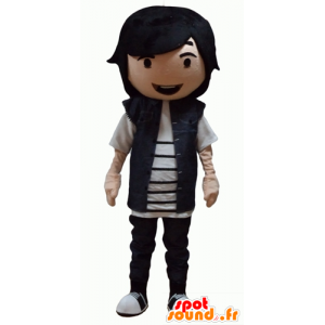 Mascot young teenager, cheerful - MASFR24062 - Mascots boys and girls