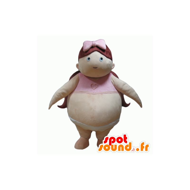 Obeso ragazza mascotte, bamboccione - MASFR24063 - Ragazze e ragazzi di mascotte