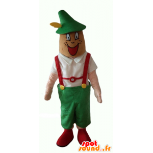 Tiroler mascotte in traditionele kleding Oostenrijk - MASFR24065 - Human Mascottes