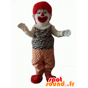 Sehr realistische und eindrucksvolle Clown-Maskottchen - MASFR24073 - Maskottchen-Zirkus