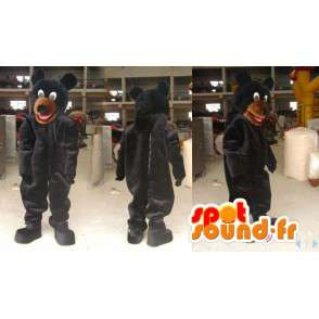 Mascot van zwarte en bruine beren. Bear Suit - MASFR006608 - Bear Mascot