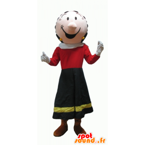 Mascot Olive, den berømte ledsager af Popeye - Spotsound maskot