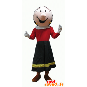 Olive mascot, the famous companion of Popeye - MASFR24078 - Mascots famous characters