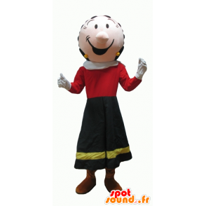 Olive mascot, the famous companion of Popeye - MASFR24078 - Mascots famous characters