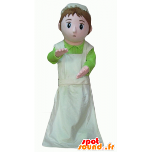 Housekeeper cartoon mascot - MASFR24079 - Mascots famous characters