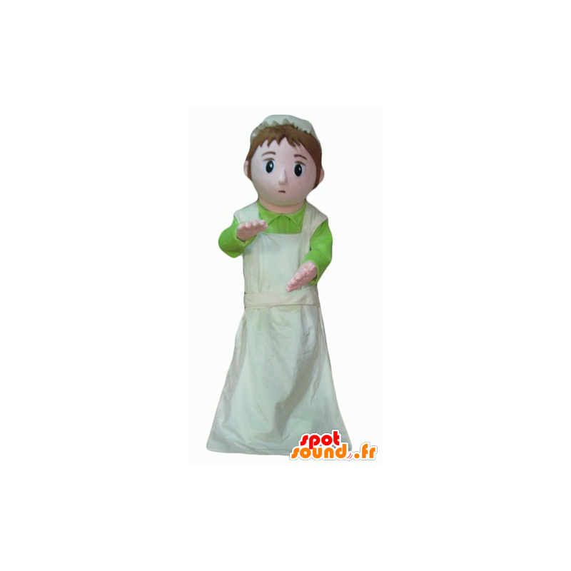 Housekeeper cartoon mascot - MASFR24079 - Mascots famous characters