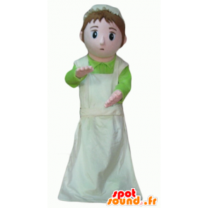 Housekeeper cartoon mascot - MASFR24079 - Mascots famous characters