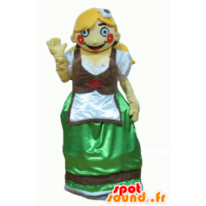 Mascotte tirolese in abito tradizionale in Austria - MASFR24083 - Umani mascotte