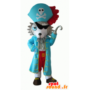 Mascota del perro, vestido de pirata ronca - MASFR24086 - Mascotas perro