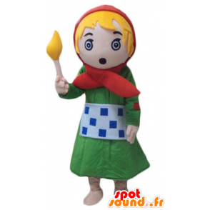 Mascot van het meisje met de zwavelstokjes - MASFR24092 - Mascottes Boys and Girls