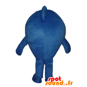 Groothandel Mascot blauwe en witte vis, heel schattig - MASFR24105 - Fish Mascottes