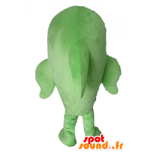 Mascotte großen grünen und weißen Fisch, Delfin - MASFR24112 - Maskottchen Dolphin