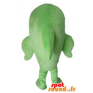 Mascotte large green and white fish, dolphin - MASFR24112 - Mascot Dolphin