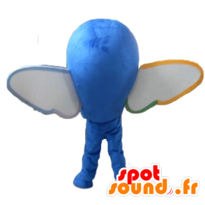 Volar mascota pescados, delfín azul con alas - MASFR24122 - Delfín mascota