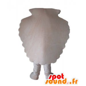 Mascot reusachtige witte schelp, shell St Jacques - MASFR24124 - Mascottes van de oceaan