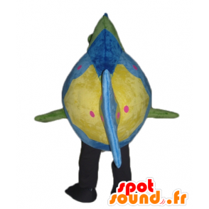Meget smuk og farverig fiskemaskot - Spotsound maskot kostume