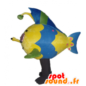 Molto bella e colorata mascotte pesce - MASFR24129 - Pesce mascotte