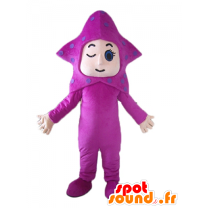 Mascot estrela cor de rosa, estrelas do mar gigante - MASFR24131 - Sea Star Mascotes