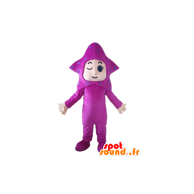 Mascot estrela cor de rosa, estrelas do mar gigante - MASFR24131 - Sea Star Mascotes