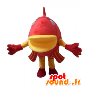 Purchase Giant fish mascot, red and yellow, very impressive in Mascots fish  Color change No change Size L (180-190 Cm) Sketch before manufacturing (2D)  No With the clothes? (if present on the