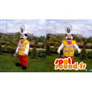 Kan tilpasses kok maskot. Kok kostume - Spotsound maskot kostume