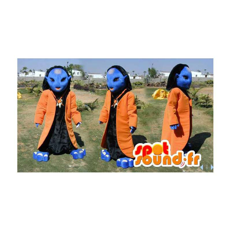 Mascotte Avatar, blu creatura di fantasia film Avatar - MASFR006623 - Mascotte animale mancante