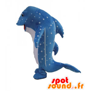 Mascot fisk, stripete delfin, flekket - MASFR24148 - Dolphin Mascot