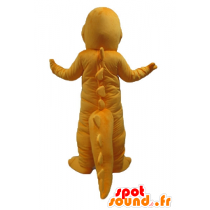 Arancione coccodrillo mascotte, gigante e colorato - MASFR24154 - Mascotte di coccodrilli