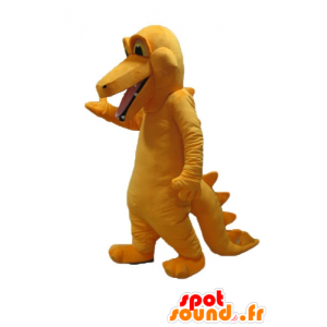 Mascotte de crocodile orange, géant et coloré - MASFR24154 - Mascotte de crocodiles