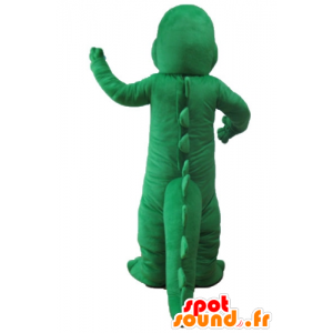 Verde e amarelo crocodilo mascote, gigante - MASFR24155 - crocodilos mascote