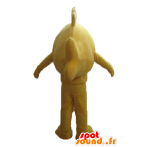 Muito bonita e bonito mascote peixe amarelo, gigante - MASFR24156 - mascotes peixe