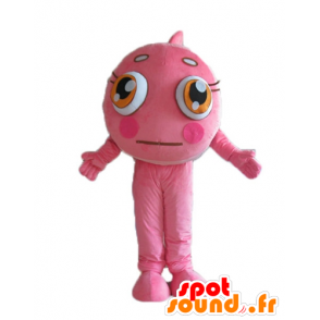 Mascot Roze clownfish en wit, mooie en kleurrijke - MASFR24159 - Fish Mascottes