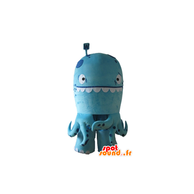 Pulpo azul mascota, lunares, muy divertido - MASFR24164 - Mascotas del océano
