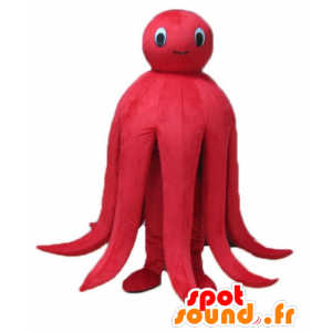 Mascot Red Oktopus, riesig, sehr erfolgreich - MASFR24169 - Maskottchen des Ozeans