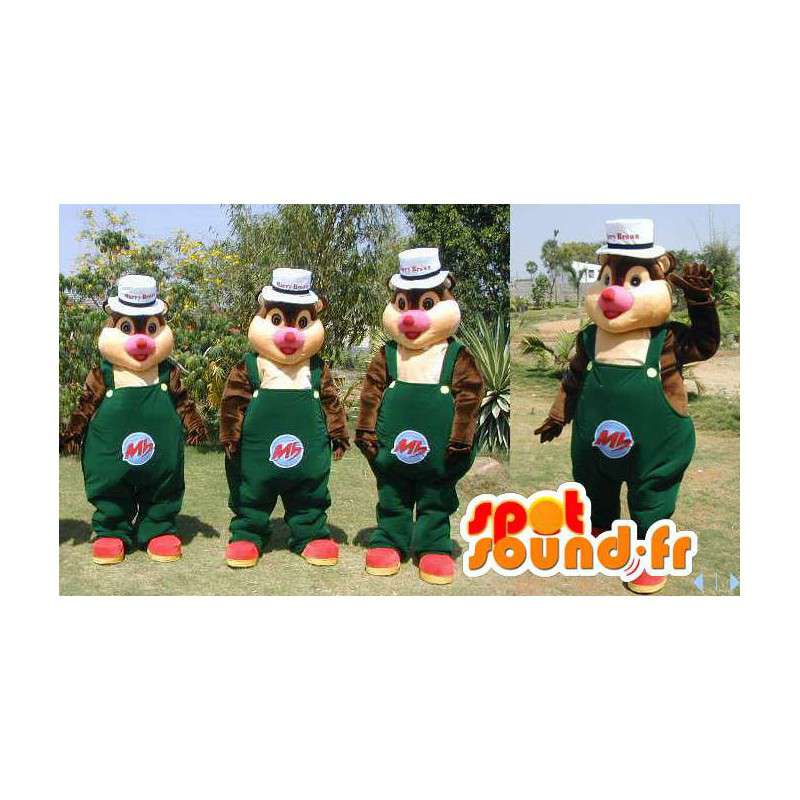 Hamster animais de estimação. Pacote de 3 trajes de hamster - MASFR006631 - Mascotes animais Hamster animais de estimação. Pacote de 3 trajes de hamster - MASFR006631 - Mascotes animais