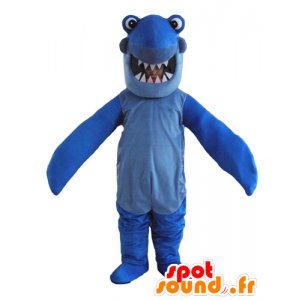 Mascot Blauhai mit großen Zähnen - MASFR24182 - Maskottchen-Hai