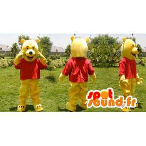 Mascot Winnie the Pooh, beroemde gele beer - MASFR006634 - mascottes Pooh