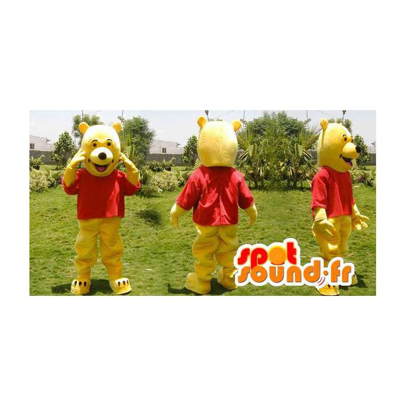 Mascot Winnie the Pooh, beroemde gele beer - MASFR006634 - mascottes Pooh
