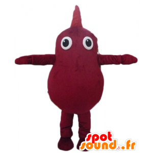 Mascotte de gros bonhomme, de patate rouge géante - MASFR24202 - Mascottes non-classées