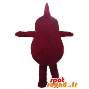 Maskot stor mand, kæmpe rød kartoffel - Spotsound maskot kostume