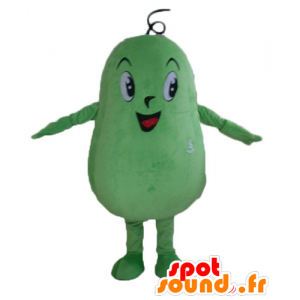 Mascot iso mies, peruna, vihreä papu, jättiläinen - MASFR24208 - Mascottes non-classées
