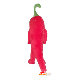 And funny giant mascot red pepper with big eyes - MASFR24214 - Mascot of vegetables