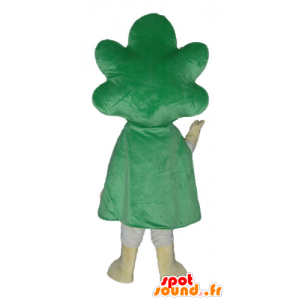 Leek mascot, green and white cabbage, giant - MASFR24216 - Mascot of vegetables