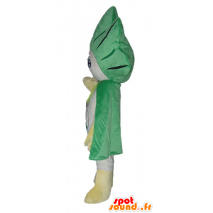 Leek mascot, green and white cabbage, giant - MASFR24216 - Mascot of vegetables