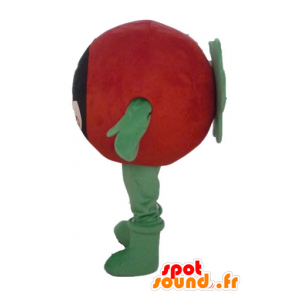 Jätte röd tomatmaskot, rund och söt - Spotsound maskot