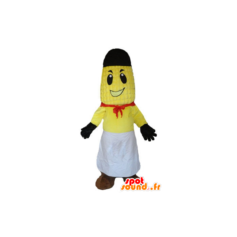 Cob cuoco vestito mais mascotte - MASFR24231 - Mascotte di cibo