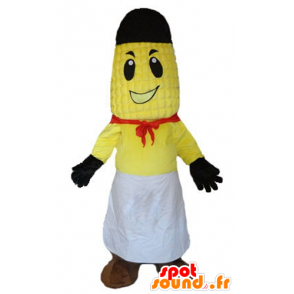 Cob cuoco vestito mais mascotte - MASFR24231 - Mascotte di cibo