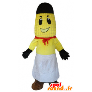 Maïskolf kok Mascot aangehouden - MASFR24231 - food mascotte